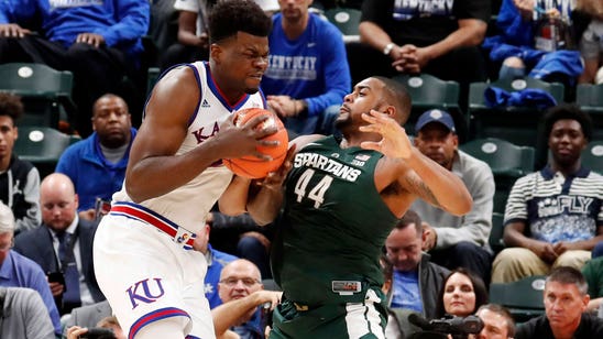 Kansas fends off No. 10 Michigan State 92-87