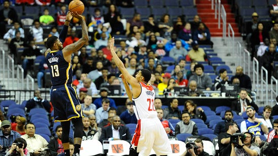 Forty! Yeah, Paul George is back -- and Pacers beat Wizards 123-106