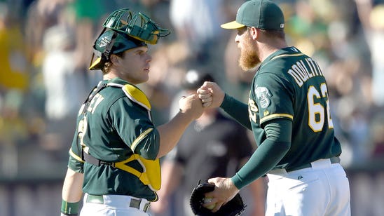 A's Doolittle was 'shaking' after picking up first save since 2014