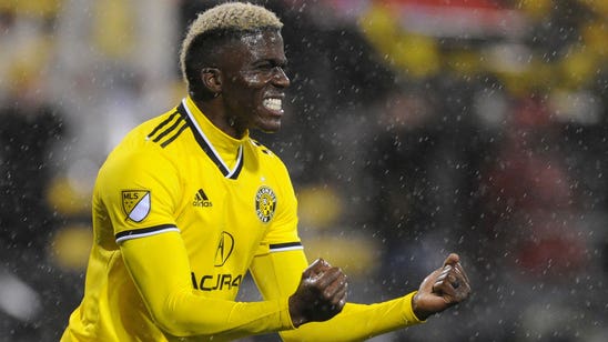 Crew survive soggy conditions, beat Atlanta United 2-0