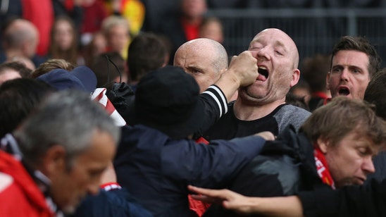 Liverpool, Sevilla fans fight before Europa League final