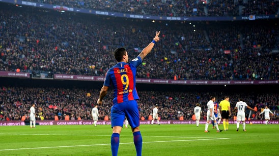 Watch Luis Suarez score against Real Madrid again to continue Clasico stardom