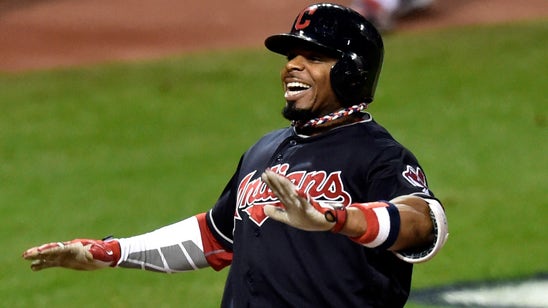 The Cleveland Indians wish a fond farewell to a World Series hero