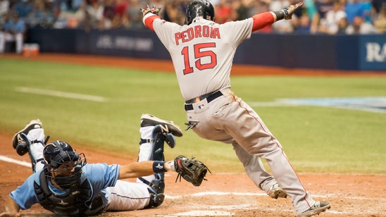 Dustin Pedroia dodges catcher's tag to score game-winning run