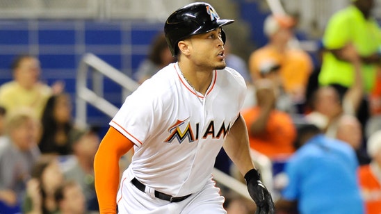 Marlins slugger Giancarlo Stanton cleared to swing bat
