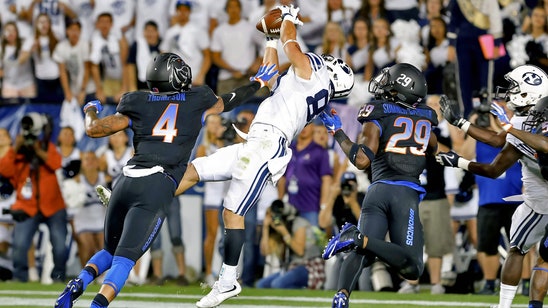 Mangum hits another last-minute TD pass to lift BYU over No. 20 Boise State