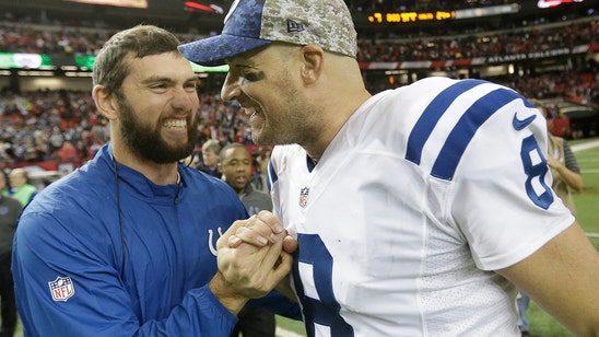 Colts rally from pair of two-TD deficits to beat Falcons 24-21