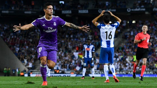 You've gotta see James Rodriguez's filthy nutmeg to set up his goal