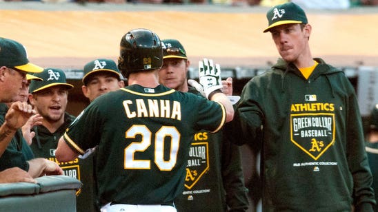 A's rookie Canha fired up after 'awesome' career-best game vs. Dodgers