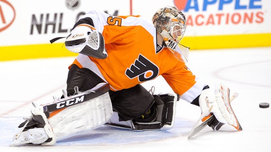 Mason's new mask features Flyers past and present in zombie form