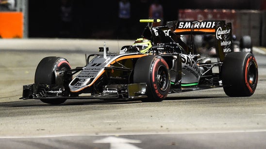 Sergio Perez lands eight-place grid penalty in Singapore