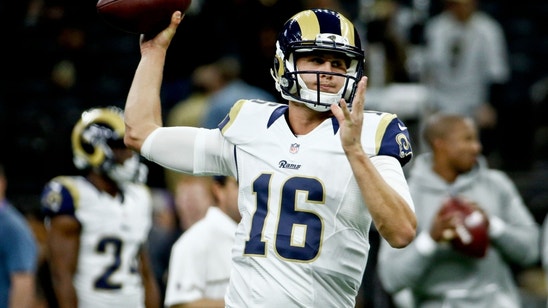 Rams' Jared Goff Throws 1st Career TD Pass: Video