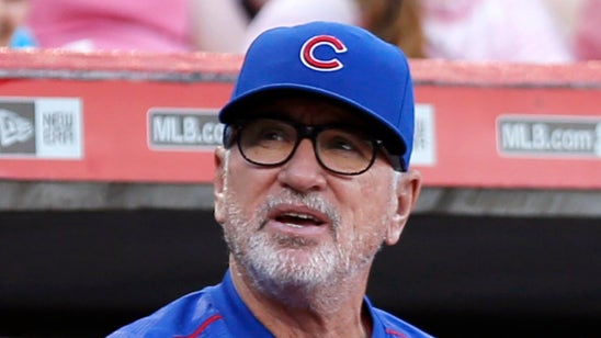 Joe Maddon uses three relievers in the outfield -- and it somehow works