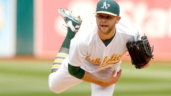 A's shutting Hahn down for two weeks with forearm strain