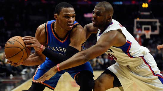 Westbrook gets 35, leads unbeaten Thunder past Clips 85-83