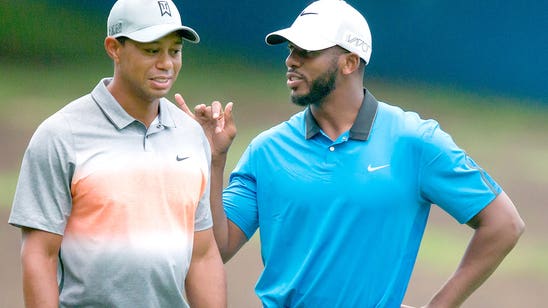 Tiger Woods had a 'fun trash talking round of golf' with Chris Paul