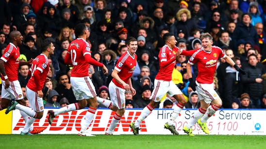 Manchester United go top of EPL after late victory at Watford