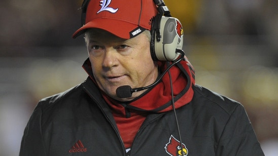 Louisville football was ranked where in this USA Today poll?