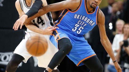 A comprehensive, second-by-second breakdown of the final Thunder/Spurs possession