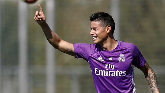 Watch this filthy elastico-nutmeg from Real Madrid's James Rodriguez