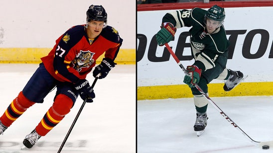 Panthers' Bjugstad, Wild's Haula pen latest chapter of their friendly rivalry
