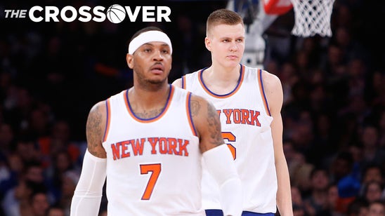 When will Carmelo Anthony cede control to Kristaps Porzingis?