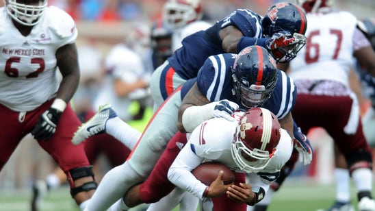 No. 14 Ole Miss blows out New Mexico State