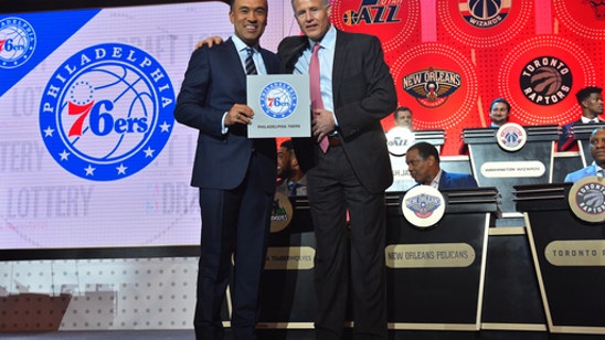 76ers win NBA draft lottery, Lakers stay at No. 2, keep pick