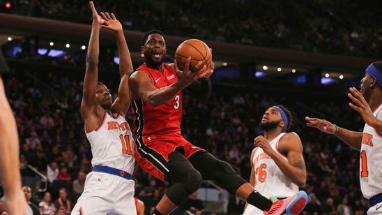 Dwyane Wade posts double-double, Wayne Ellington scores 19 in 2nd half as Heat get back to .500 with win over Knicks