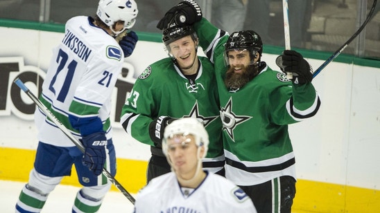 Vancouver Canucks Score First, Edged 2-1 by Dallas Stars
