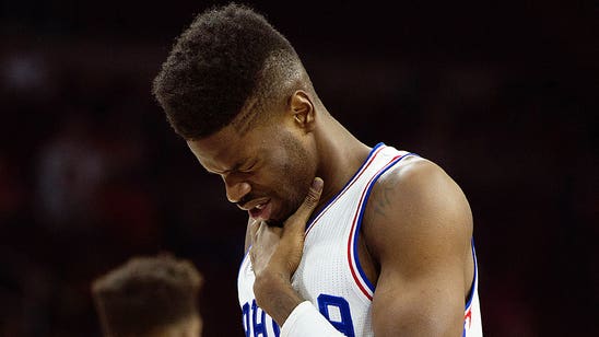 Something he ate? Nerlens Noel walks out of tipoff circle for emergency potty break