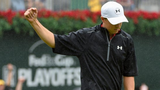 Tour Championship: Spieth overtakes Stenson to lead at East Lake