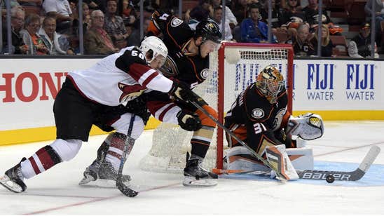 Duclair's hat trick leads Coyotes over Ducks 4-0