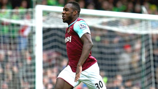 West Ham's Michail Antonio busts out 'The Carlton' for goal celebration