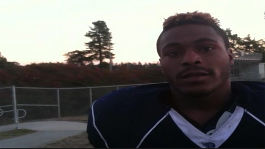 DaVonte Lynch, Marshawn's little brother, goes full 'Beast Mode' during play