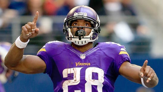 Adrian Peterson issues a warning -- to his own O-linemen