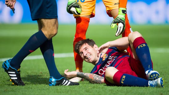 Messi tears knee ligaments, set to miss two months of action