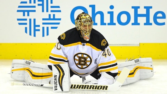 Boston Bruins G Tuukka Rask Standing Strong
