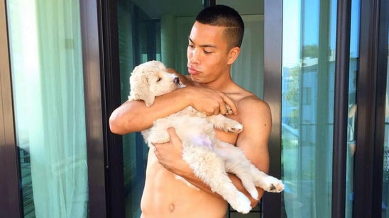 Bobby Wood got a new puppy and he's adorable