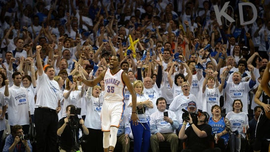 Steven Adams says Thunder fans were so loud he nearly fainted