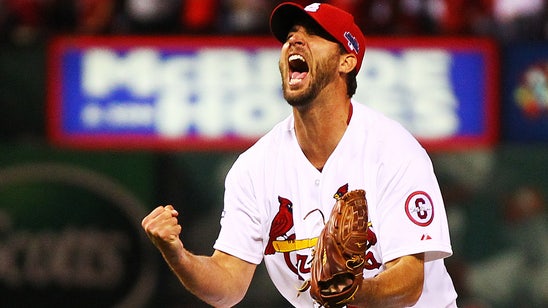 Cardinals pitcher Adam Wainwright proves that artist nailed his signature pose in painting