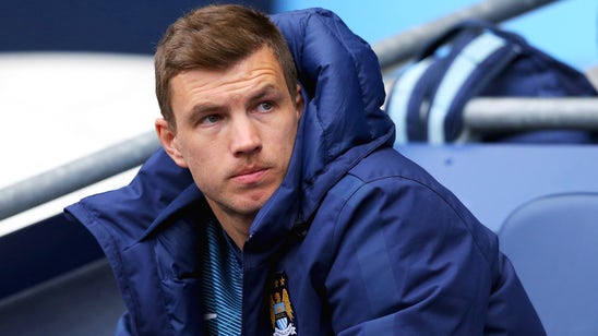 Roma confirm club are interested in signing Man City striker Dzeko