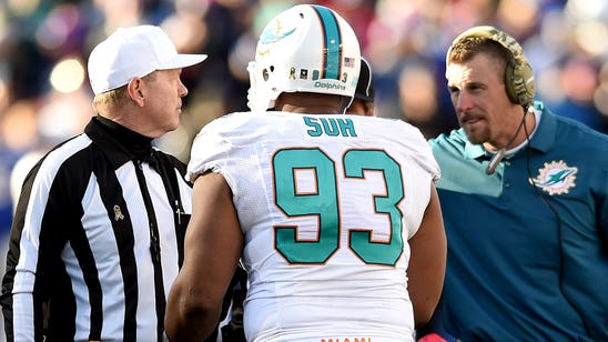 Dolphins' Suh hears it from mother after ref's mic picks up profanity