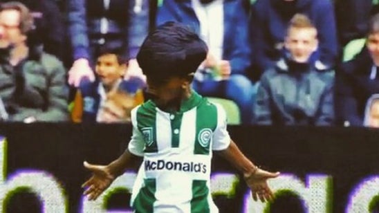 Little boy flawlessly executes Ronaldo's trademark celebration