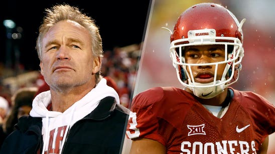 WATCH: OU's Sterling Shepard breaks down when Brian Bosworth surprises him with gift