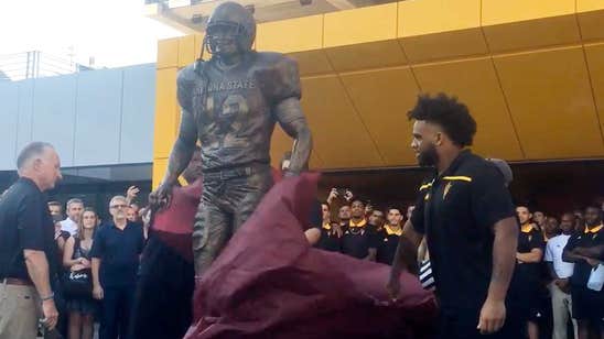 ASU unveils Pat Tillman statue at Sun Devil Stadium