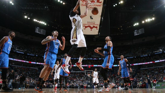 Anthony Davis helps Pelicans survive 76 by Westbrook & Durant