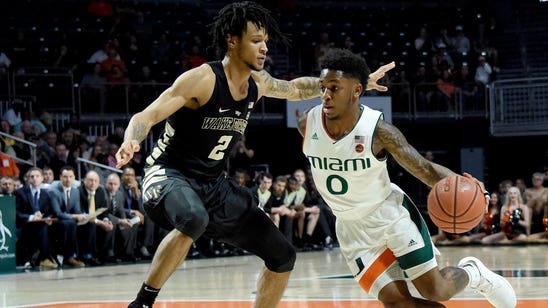 Chris Lykes' strong play down the stretch leads Miami to 76-65 win over Wake Forest