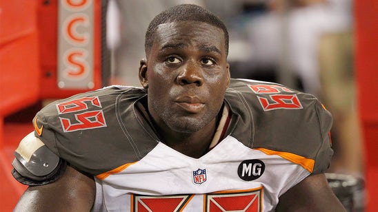 Source: Bucs OT Dotson diagnosed with knee sprain after undergoing MRI