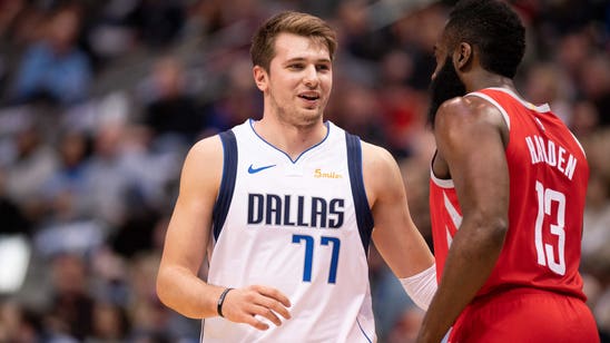 Huge match-up as Luka Doncic faces James Harden in Houston Monday night